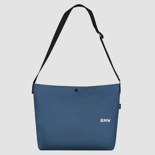 Torba na ramię BMW Wordmark – niebieska, Cordura 15 l