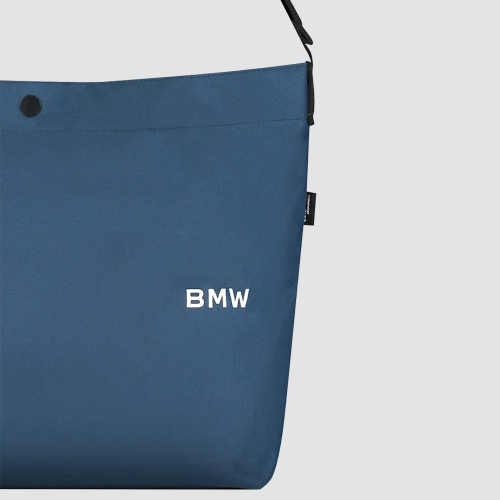 Torba na ramię BMW Wordmark – niebieska, Cordura 15 l