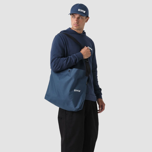 Torba na ramię BMW Wordmark – niebieska, Cordura 15 l