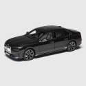 Miniatura BMW i7 G70 1:18 – Sophisto Grey Metallic, model kolekcjonerski