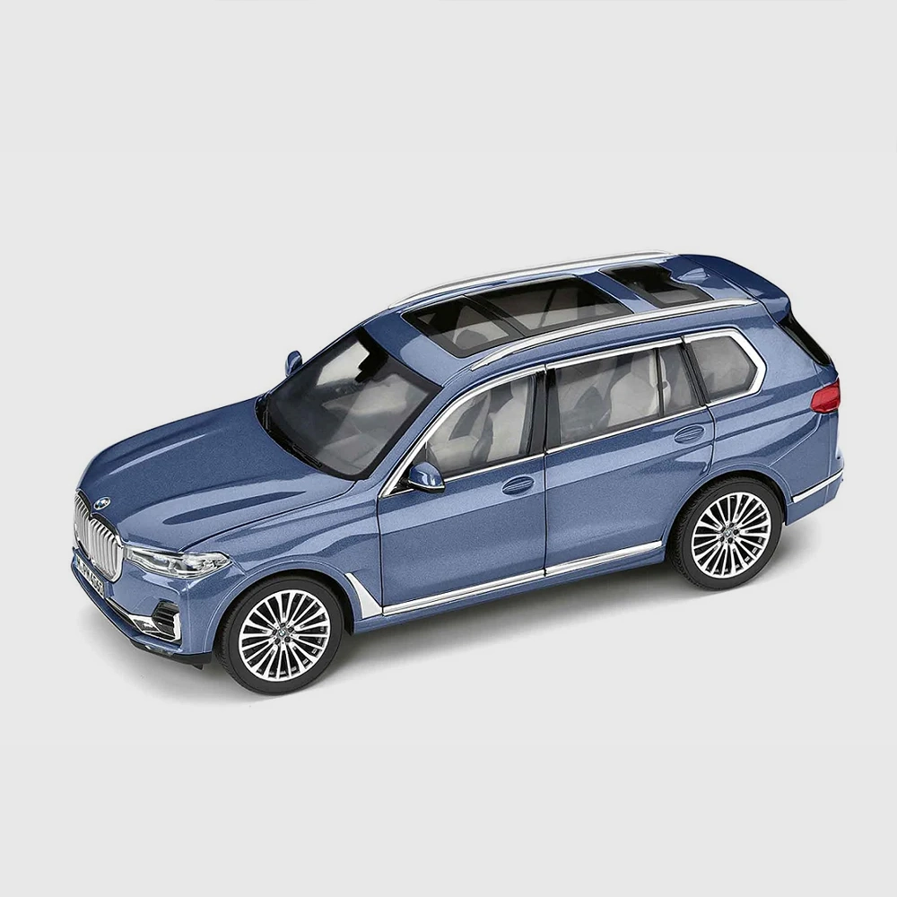 Miniatura BMW X7 G07 1:18 – Phytonic Blue Metallic, model Kyosho