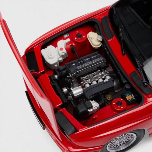 Miniatura BMW M3 E30 1987 1:18 – czerwona, model Minichamps