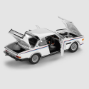 Miniatura BMW 3.0 CSL 1973 1:18 – biała, pasy BMW M, Minichamps
