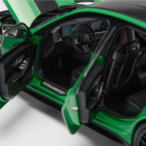 Miniatura BMW M3 CS G80 1:18 – Signal Green, Minichamps