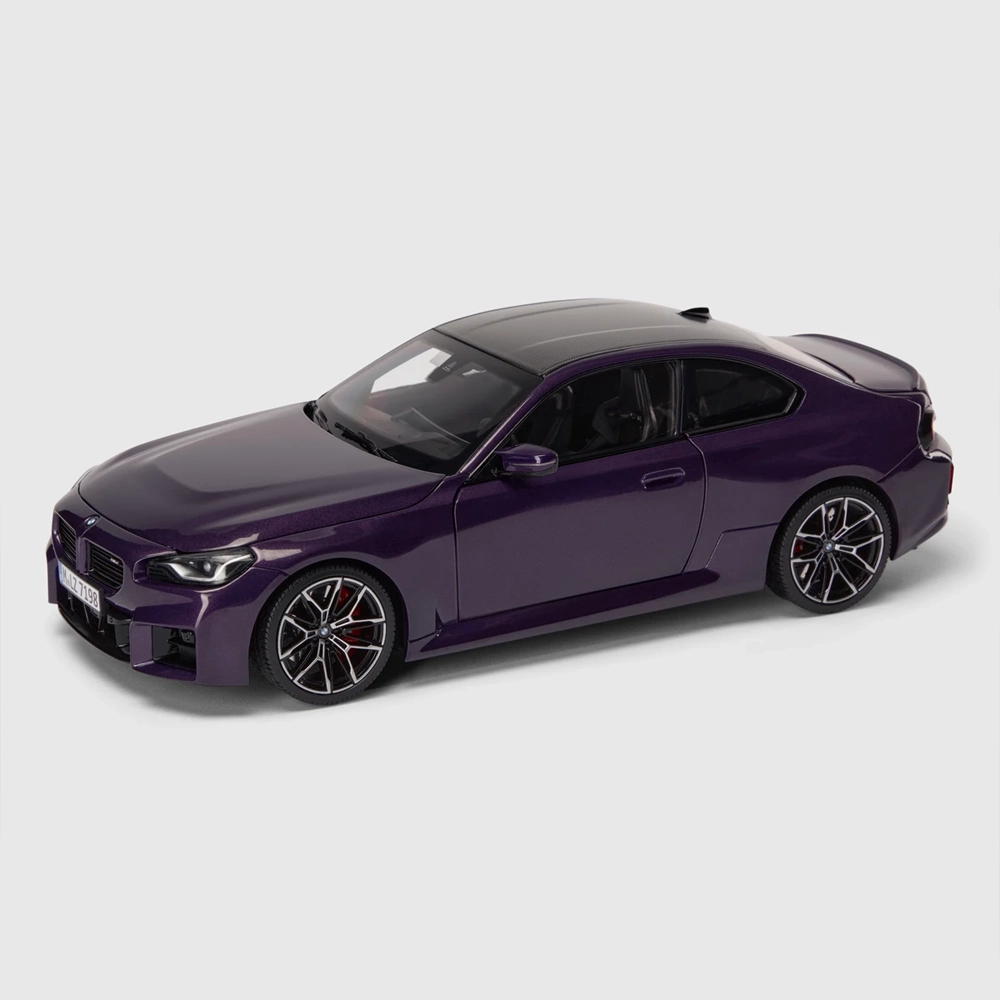 Miniatura BMW M2 G87 1:18 – Twilight Purple, Minichamps