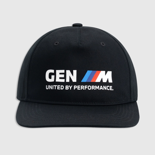 Czapka z daszkiem BMW M Gen M – czarna, bawełna organiczna