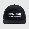 Czapka z daszkiem BMW M Gen M – czarna, bawełna organiczna