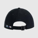 Czapka z daszkiem BMW M Gen M – czarna, bawełna organiczna