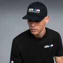 Czapka z daszkiem BMW M Gen M – czarna, bawełna organiczna