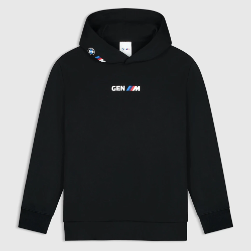Bluza z kapturem BMW M Gen M – czarna, bawełna organiczna