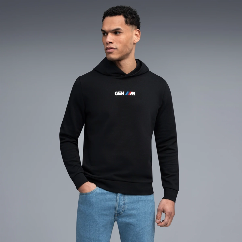 Bluza z kapturem BMW M Gen M – czarna, bawełna organiczna