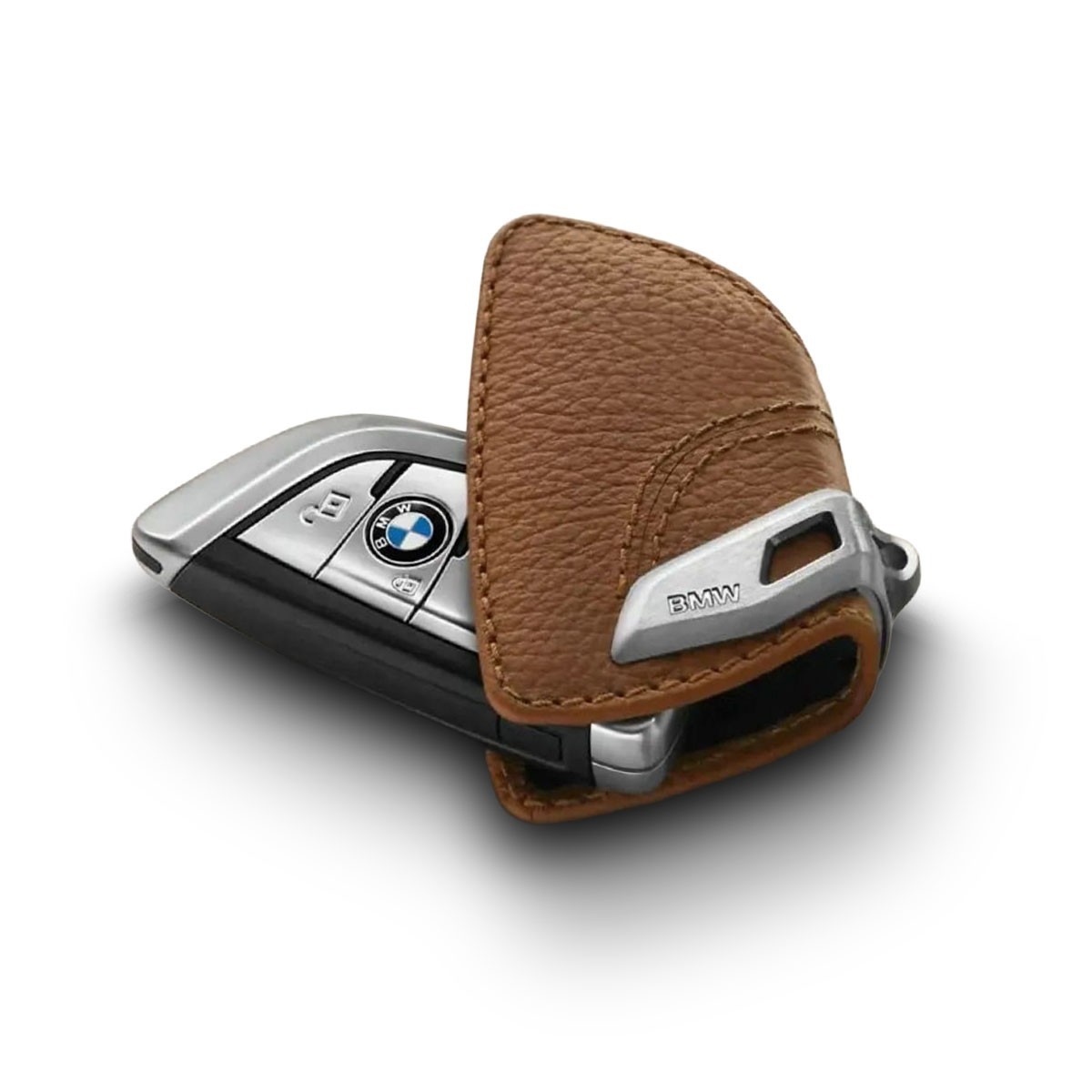 Skórzane Etui na kluczyk BMW Brąz | Oficjalny Dealer