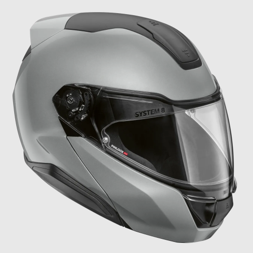Kask BMW Motorrad System 8 Carbon – srebrny, MIPS, ECE 22.06