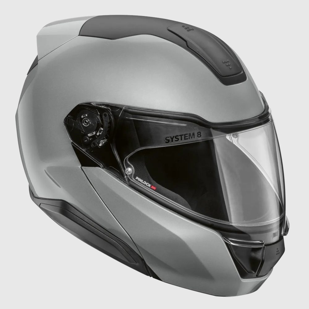 Kask BMW Motorrad System 8 Carbon – srebrny, MIPS, ECE 22.06