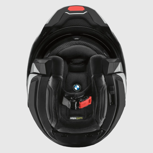 Kask BMW Motorrad System 8 Carbon – srebrny, MIPS, ECE 22.06