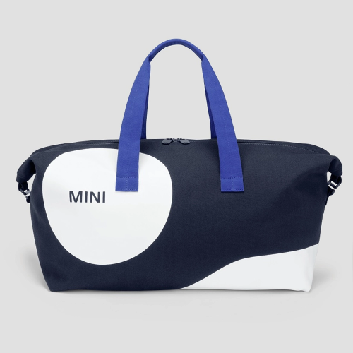 Torba podróżna MINI Car Face Detail – 26 l, niebieska