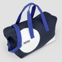 Torba podróżna MINI Car Face Detail – 26 l, niebieska