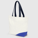 Torba shopper MINI Car Face Detail – biało-niebieska