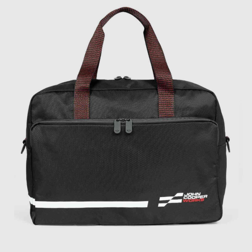 Torba podróżna MINI JCW Logo – czarna, 28,5 l