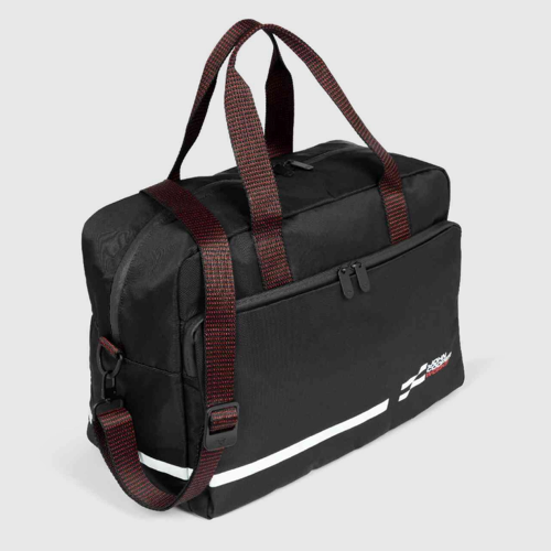 Torba podróżna MINI JCW Logo – czarna, 28,5 l