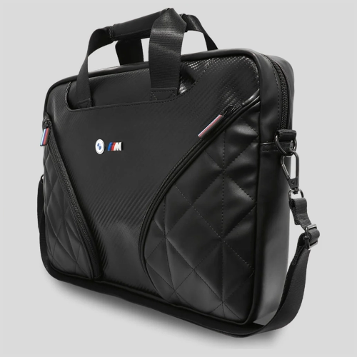 Torba na laptopa BMW Carbon Pockets & Metal Logo 16"